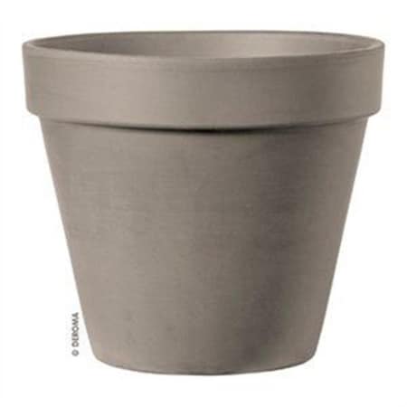 Deroma Deroma 256507 2.75 in. Terra Cotta Clay Standard Pot; Moka Chocolate Brown - Pack of 48 256507